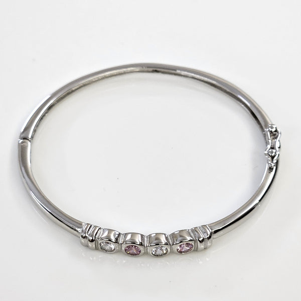 Blisse Allure Sterling Fantasia Baby Pink Bangle