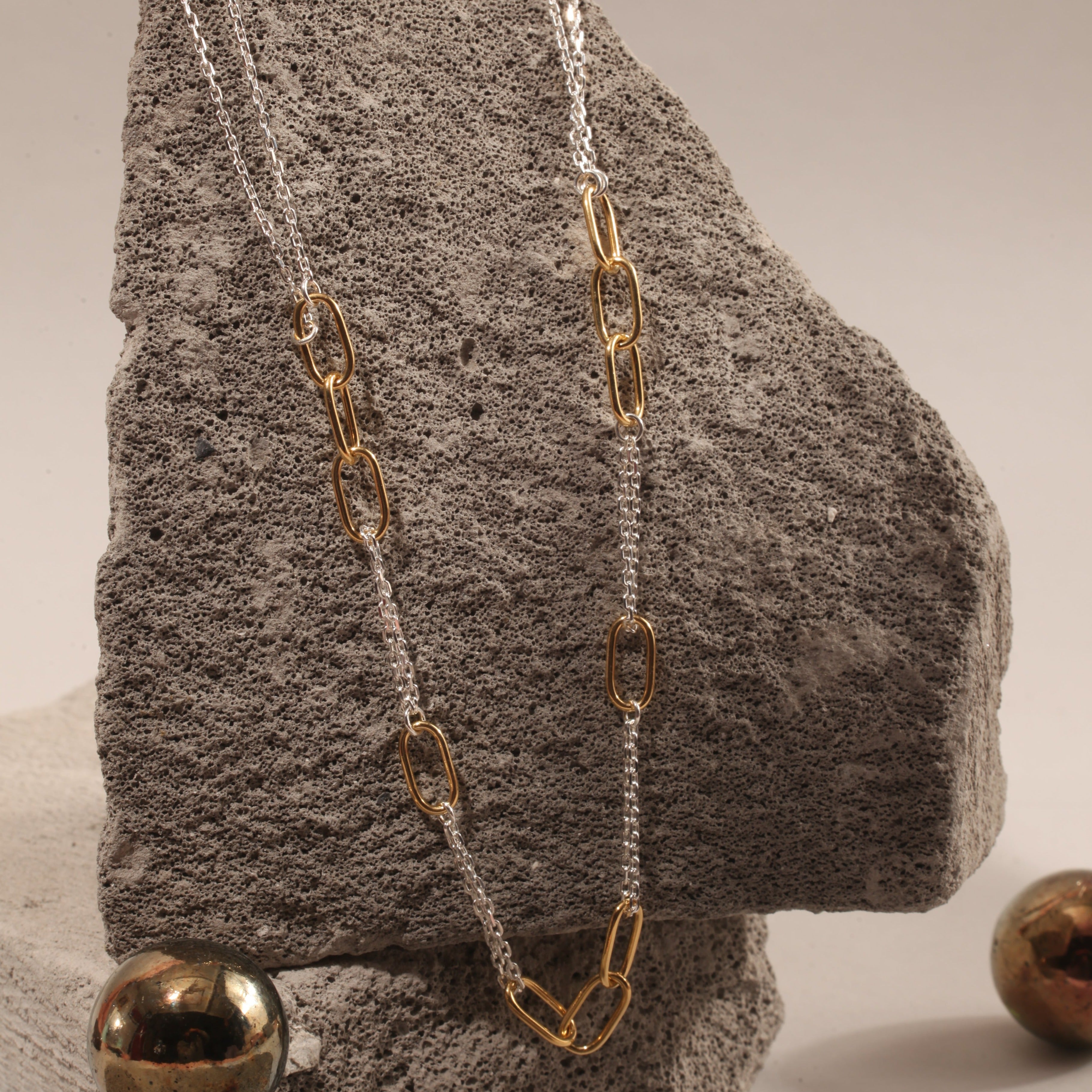 Link Chain | Twisted Gold Layering Necklace | – Betty and Biddy