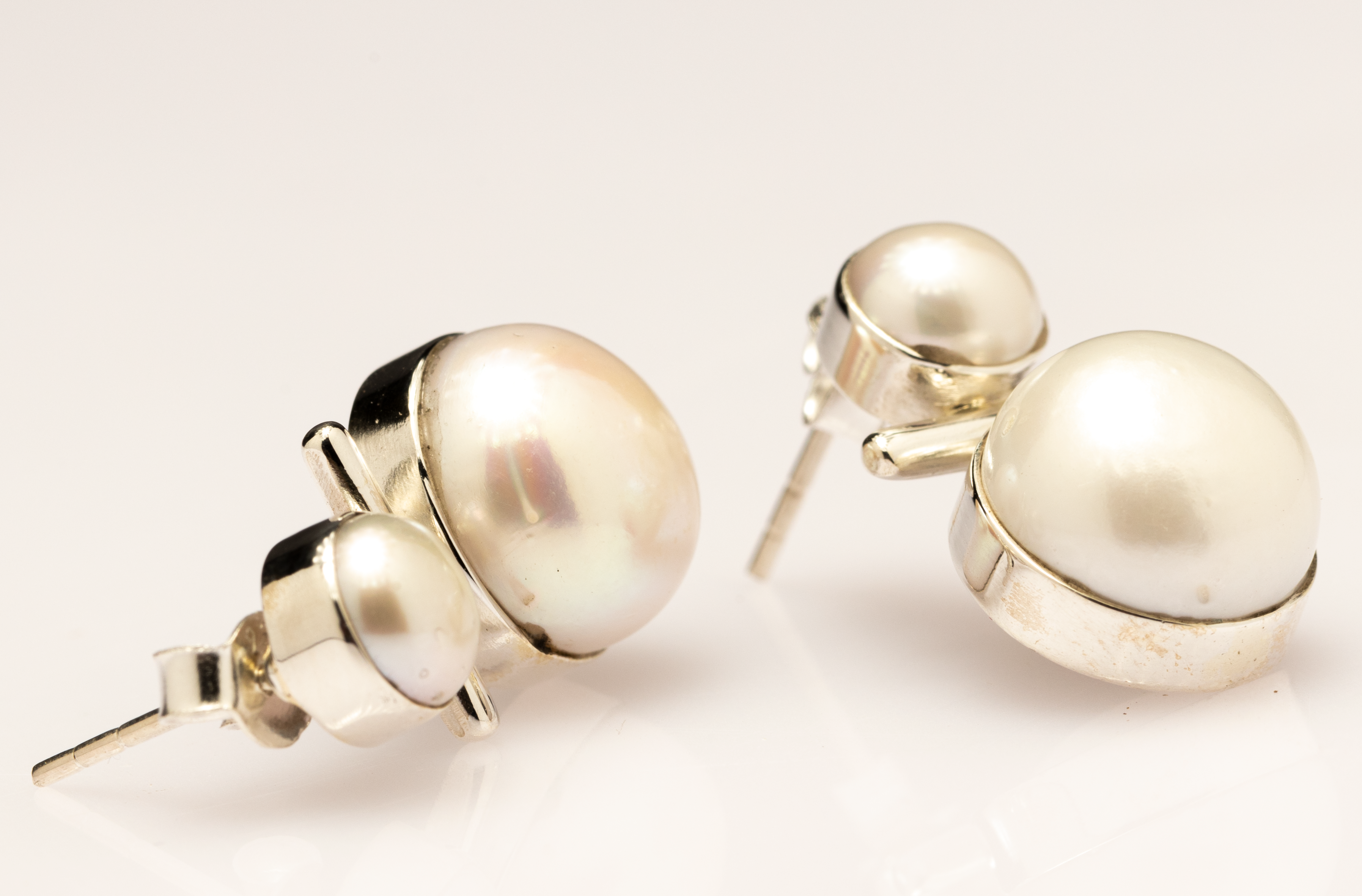 Belle de Mer Cultured Freshwater Pearl Stud 14k Yellow Gold Earrings (8mm)  - Macy's