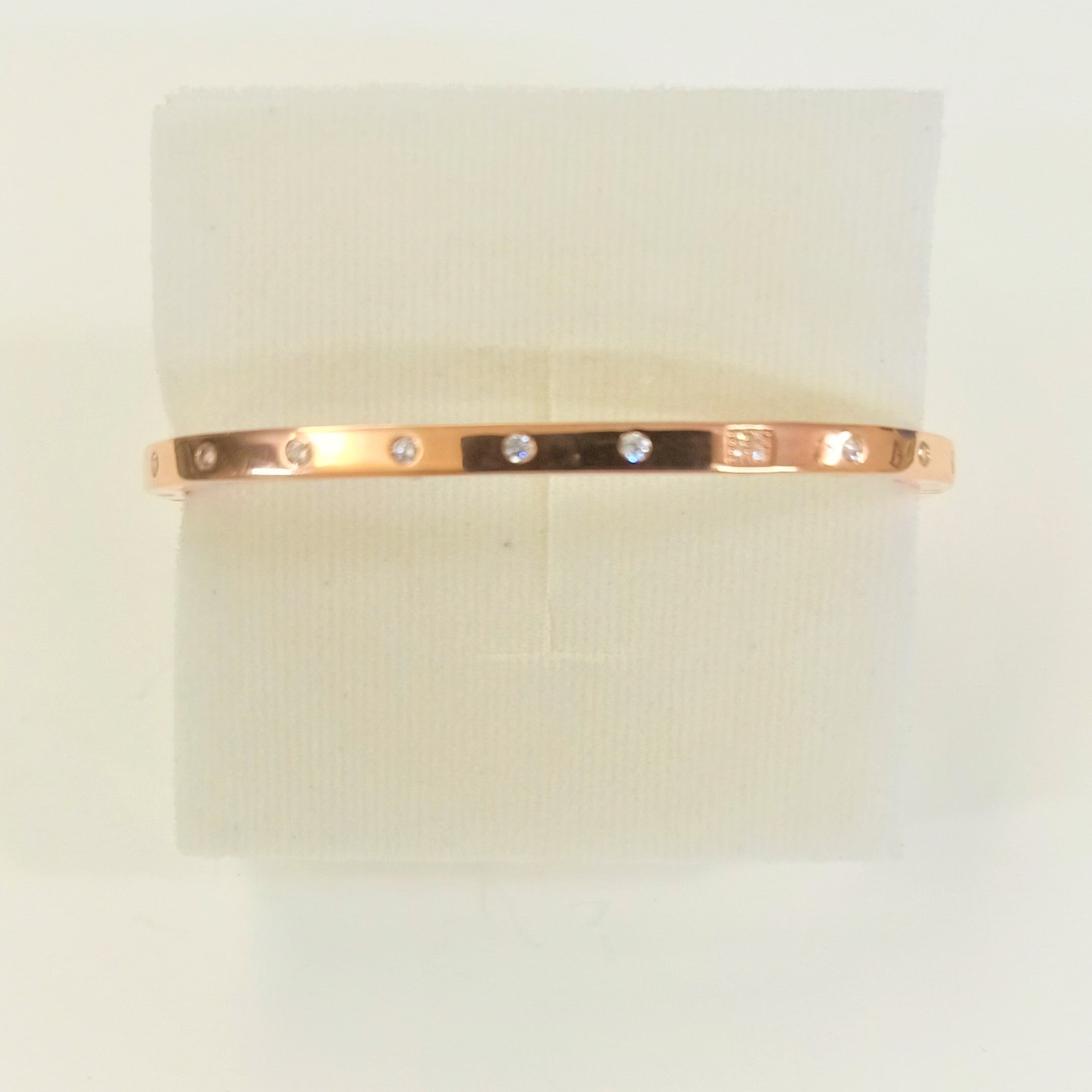 Blisse Allure Rose Gold Victorian Bangle