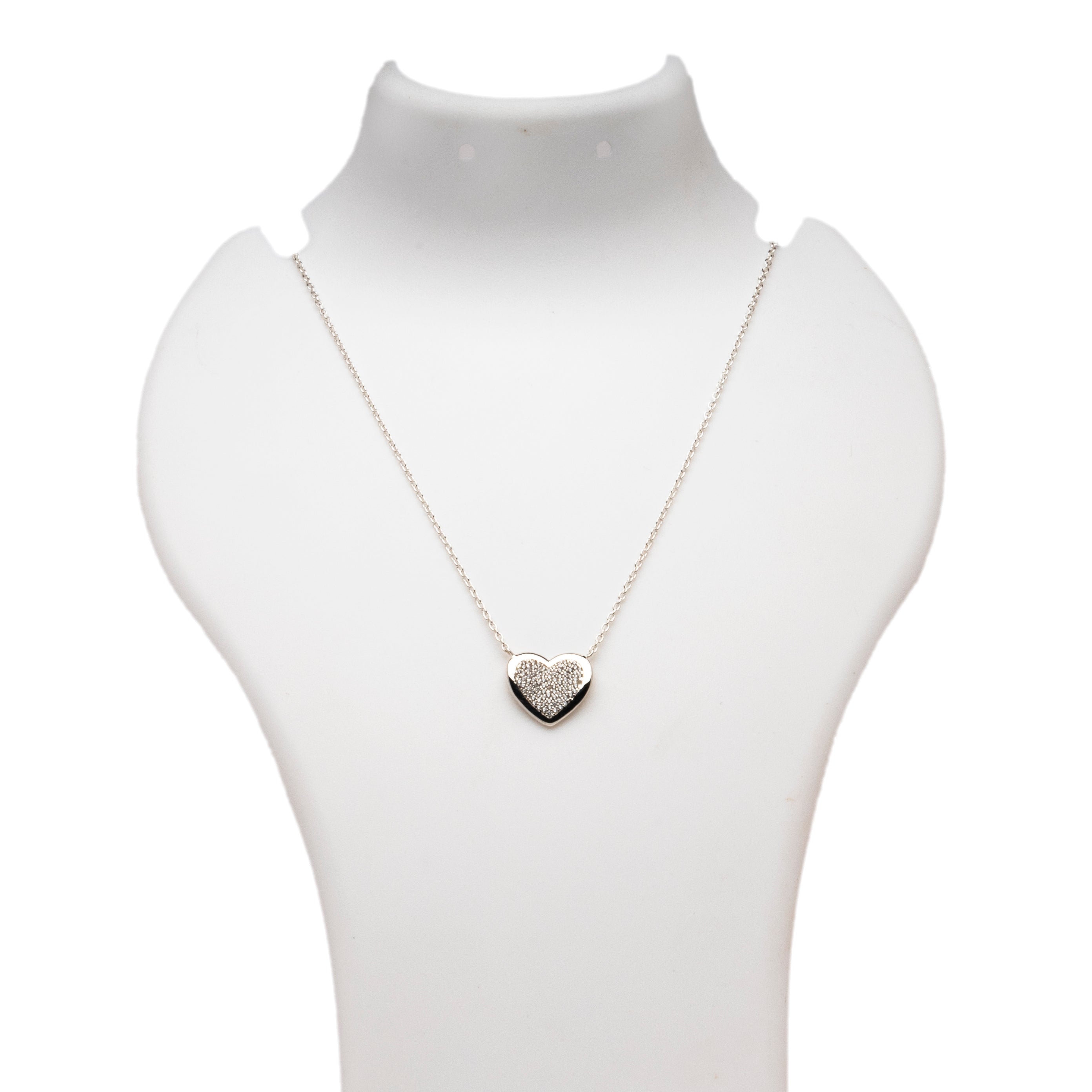 Blisse Allure 925 Sterling Silver Necklace with Heart Pendant