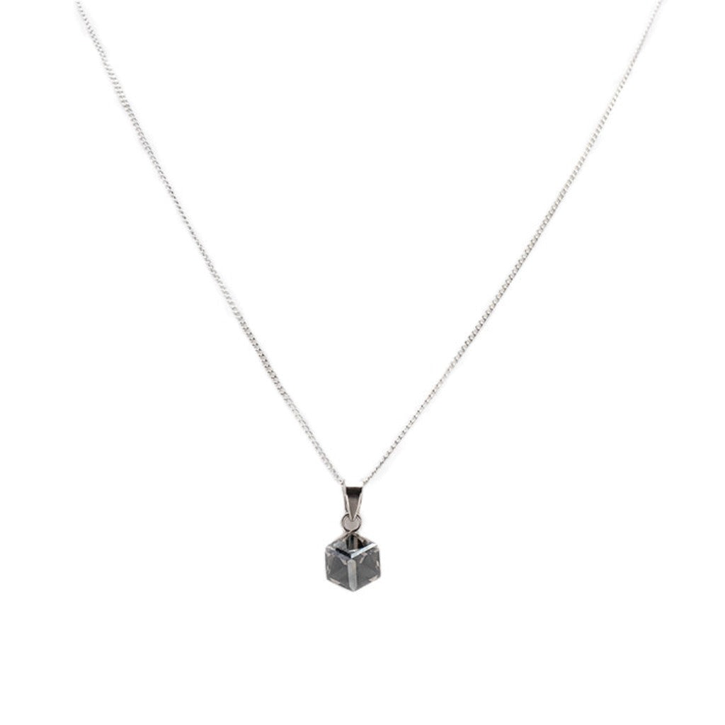 Blisse Allure 925 Sterling Silver Crystal Pendent With Chain