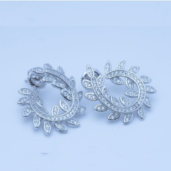 Blisse Allure 925 Sterling Silver With White CZ Earring