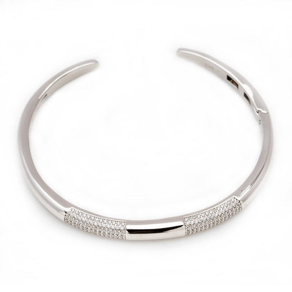 Blisse Allure 925 Sterling Silver Bracelet With White CZ