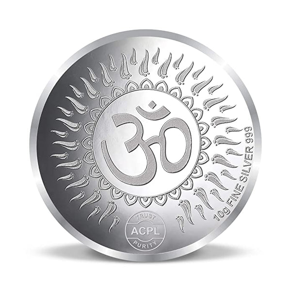 BLISSE ALLURE 999 GANESHJI SILVER COIN 10 GM