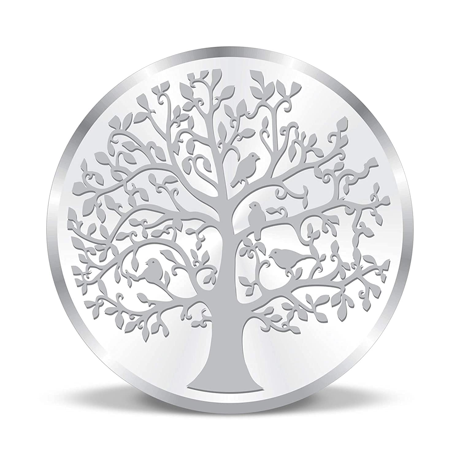 BLISSE ALLURE 999 BANYAN TREE SILVER COIN 50 GM