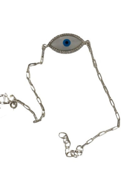 Blisse Allure 925 Sterling Evil Eye Silver Rakhi***SPECIAL OFFER