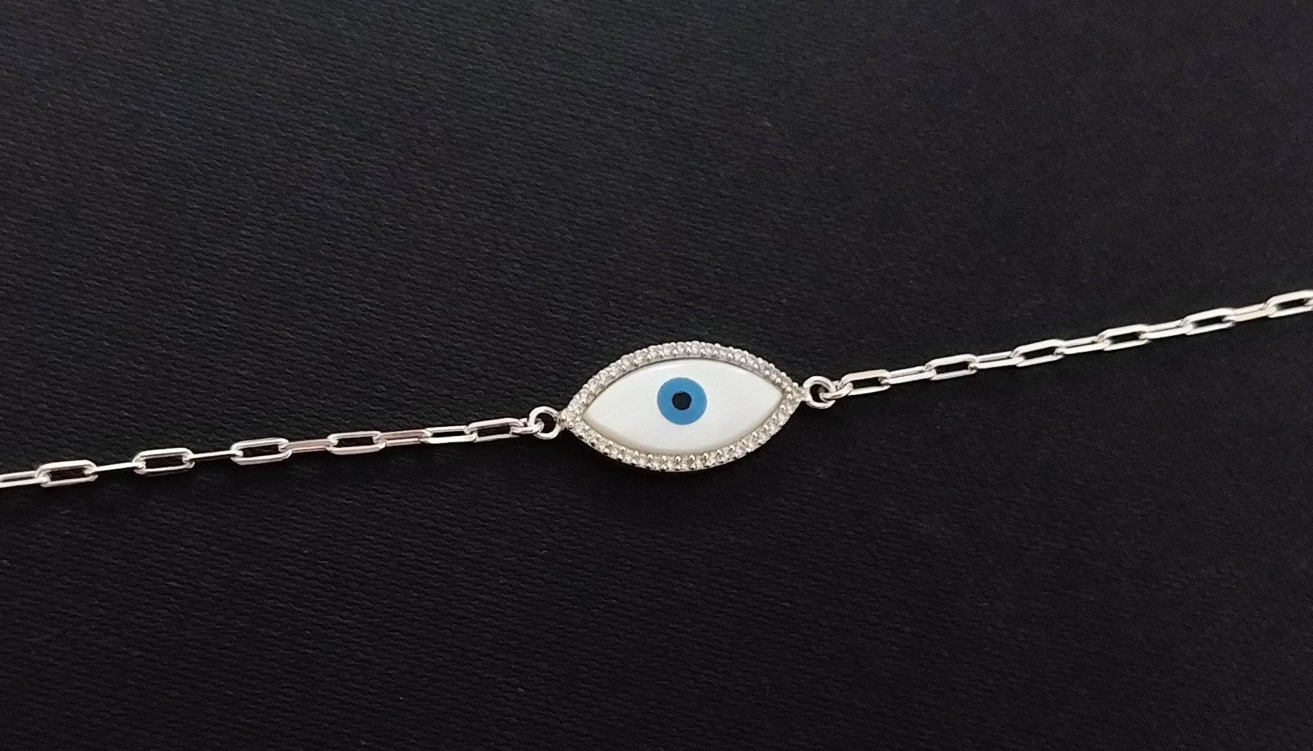 Blisse Allure 925 Sterling Evil Eye Silver Rakhi***SPECIAL OFFER