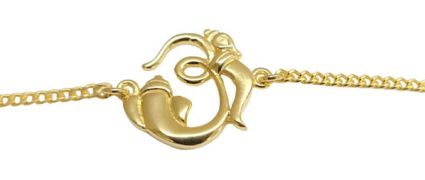 Blisse Allure Sterling Silver OM Ganesh Rakhi for your Brother